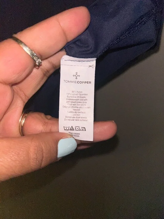 Tommy Copper Shirt - navy Shoulder Support Shirt | Women's Short Sleeve - Picture 9 of 11